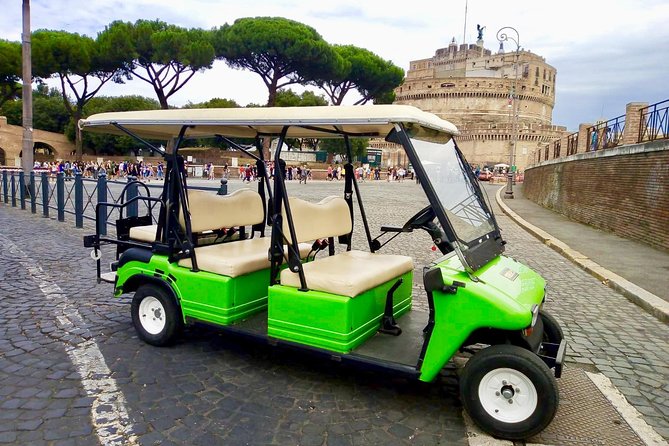 Piazze e fontane in golf cart